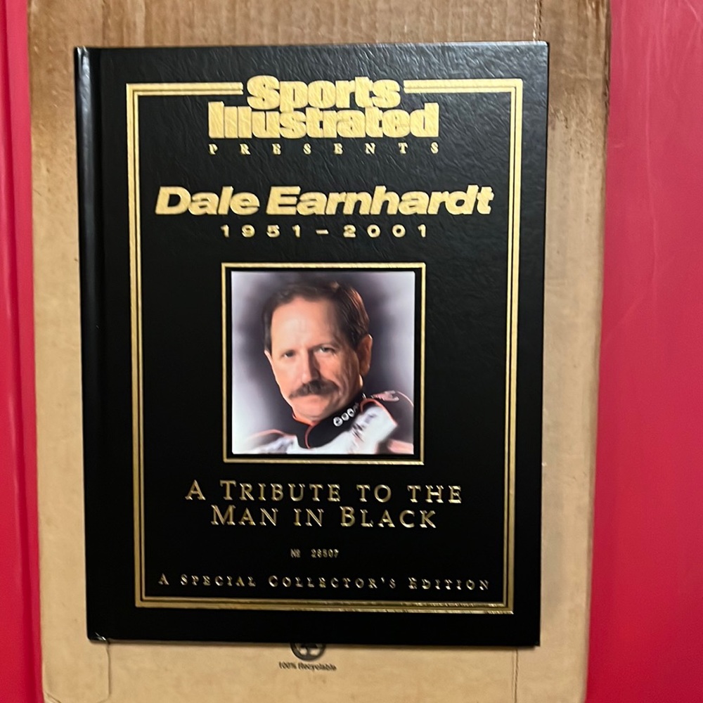 Dale Earnhardt collection: Book, Sports illustrated, and AJC 02.2001